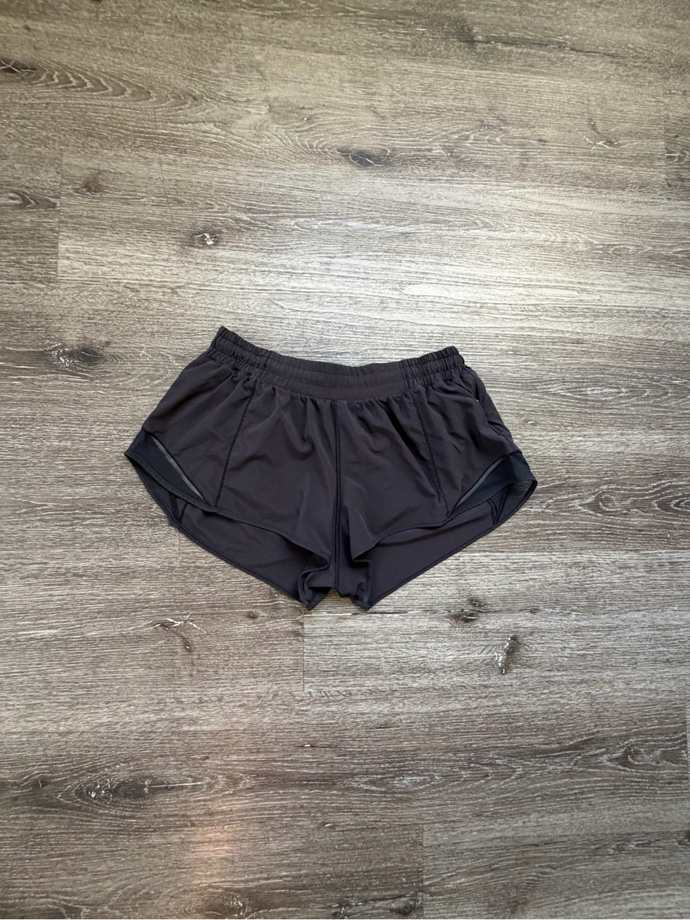 lululemon athletica Dark Charcoal Running Shorts